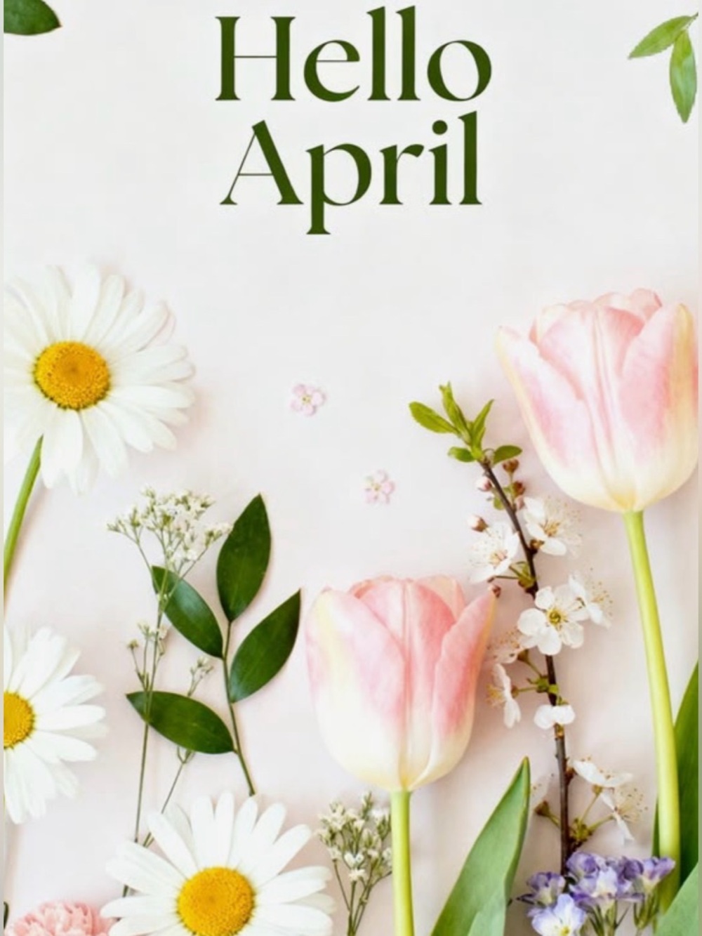 🌷 HELLO  A P R I L 🌷